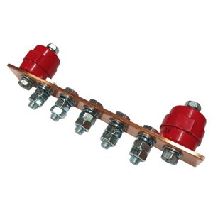 Шина ГЗШ 180х25х3, 5м8, 1-ряд, медная, 2-SM30