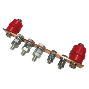 Шина ГЗШ 200х20х3 2М8/3М10, медная, 2СМ35