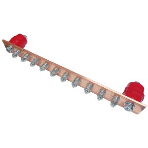 Шина ГЗШ 270х25х3, 10м6, 1-ряд, медная, 2-SM30